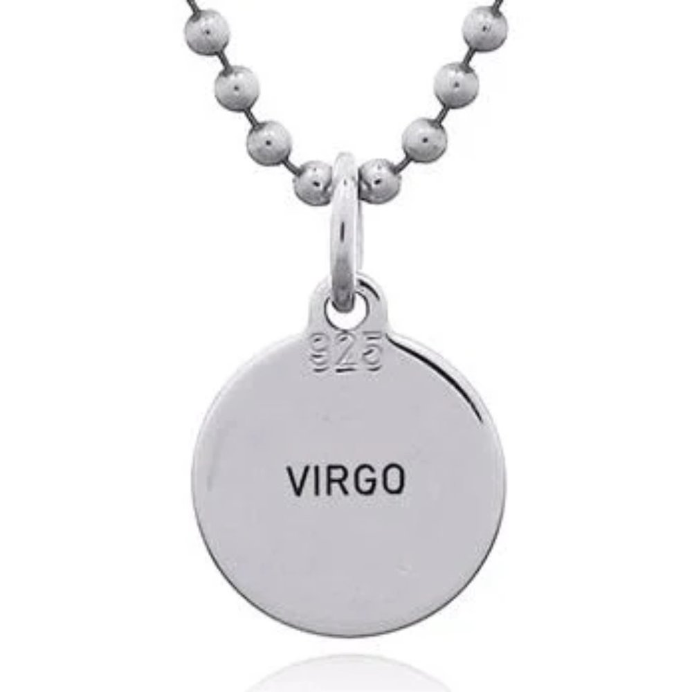 Jeanex double sided zodiac pendant - VIRGO